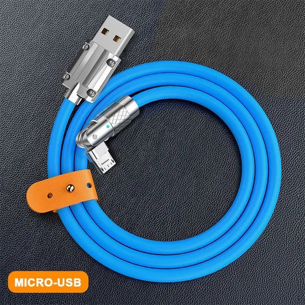 Rotating Fast Charge Cable